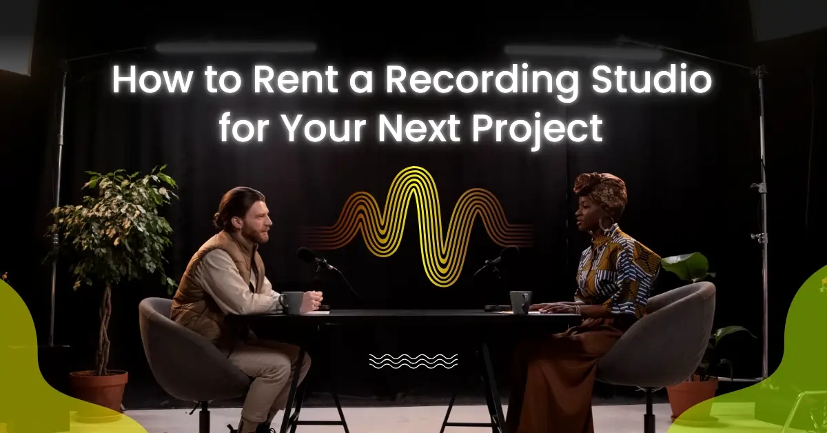 how to rent a recording studio